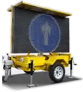 Aurora AU-MOB-VMS04 Traffic variable-message trailer